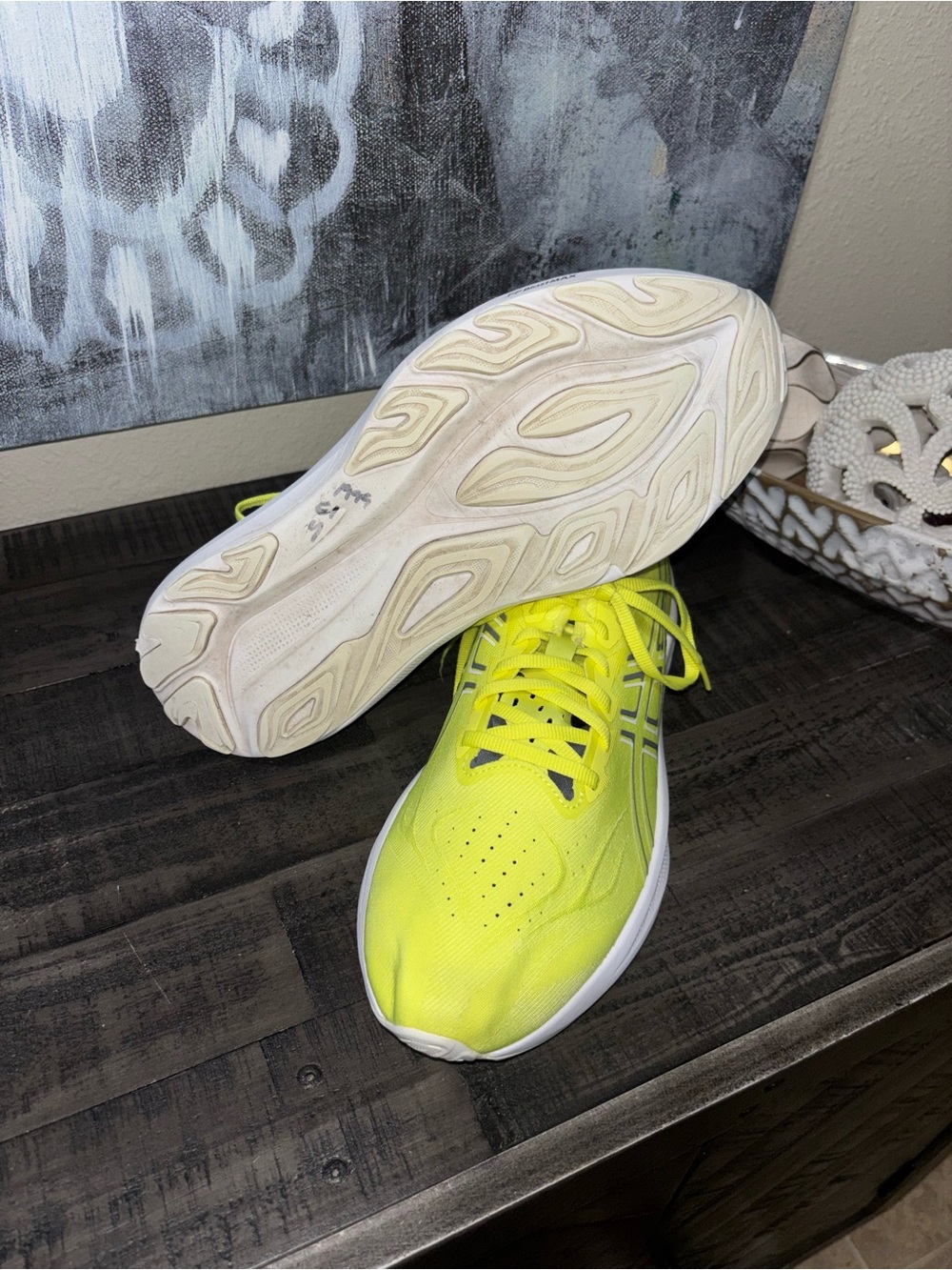 ASICS GT-2000 Neon Yellow MENS SZ 11 - Picture 9 of 14